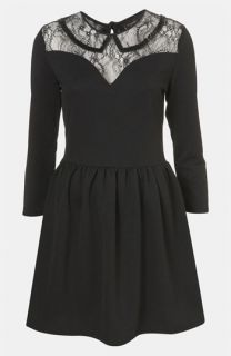 Topshop Lace Sweetheart Dress