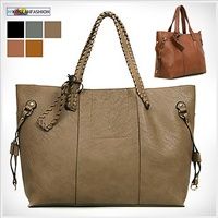 /Satchel/Tote/Shoulder Leather Handbags Fabric Full up Faux Leather