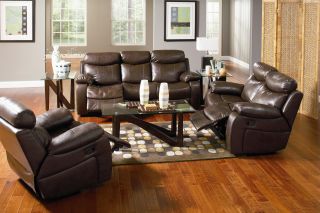 New 3 Pcs Sectional Sofa Loveseat Recliner Couches F Living Room