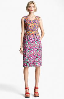 MARC JACOBS Bicolor Flower Print Dress
