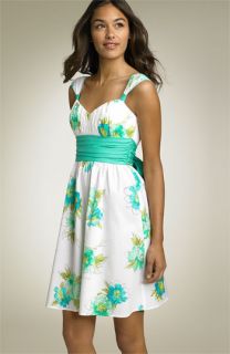 Trixxi Watercolor Floral Dress (Juniors)