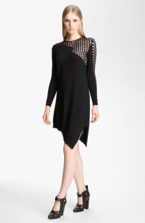 Alexander Wang Fishnet Asymmetrical Dress