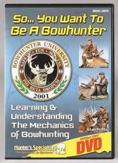 Bowhunting Archery Hunter Beginner Beginning Basics DVD