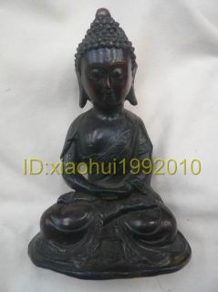 Collectible Tibet Old Brass Shakyamuni Statue ★★★★★