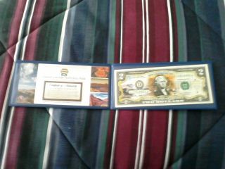 Commemorative Colorized Grand Canyon National Park $2 Two Dollar Bill