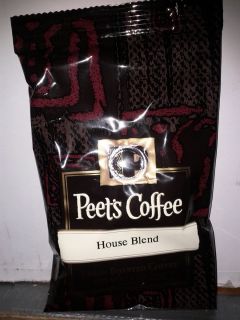Peets Coffee Ground Roast House Blend Three 3 Pack 2 5oz New SEALED