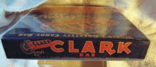 vintage 1940 s clark candy bar box