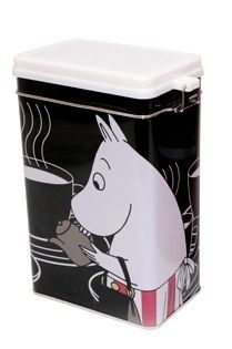 Moomin Coffee Tea Tin Can Moominmamma Black Martinex