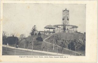 RI Central Falls Cogswell Clock Tower Jenks Park M33621