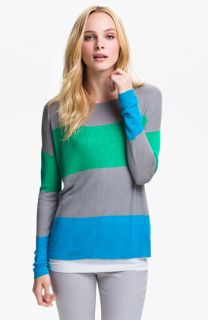 Two by Vince Camuto Stripe Crewneck Sweater