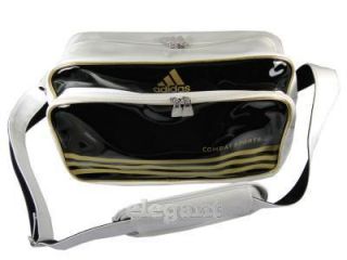 Adidas Combat Sports Messenger Shoulder Bag White Small size 100