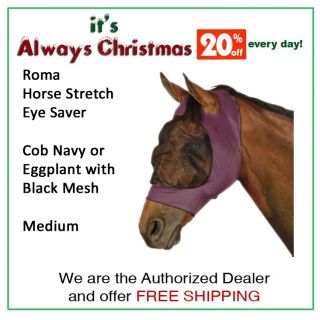 Roma Horse Stretch Eye Saver Cobb UV Eye Protection from Bugs and Sun