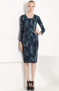 MARC JACOBS Geometric Print Knit Dress