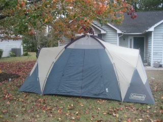 COLEMAN 6 PERSON TENT .EXTRA POLES 2 .BOUGHT 2 ON HERE AND DONT NEED