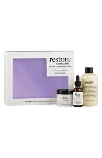 philosophy restore & nourish skincare set ($102 Value)