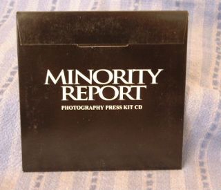 Minority Report Tom Cruise Colin Farrell Movie Digital CD Press Kit