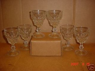 Vintage Wine Glasses Sherry Glasses Stemware Stem Ware