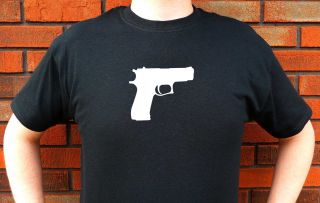 Colt 45 Pistol Caliber Handgun Graphic T Shirt Tee