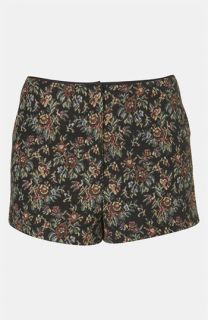 Topshop Floral Tapestry Shorts