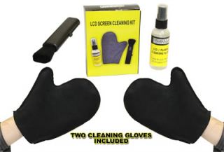 Hercules Screen Cleaning Kit w/ Microfiber Cleaning Glove (2X) for TV