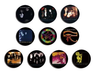 SISTERS OF MERCY floorland vision thing pin pinback button BADGE