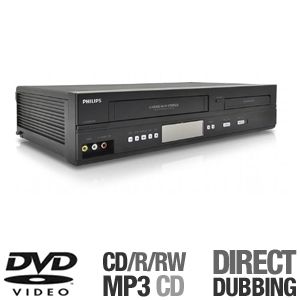 Philips DVP3345VB F7B DVD VCR COMBO PLAYER VHS DIRECT DUBBING