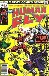 The Human Fly 1978 6 Fear in Funland Marvel Comic Book