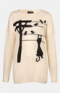 Topshop Cat Tastrophe Sweater