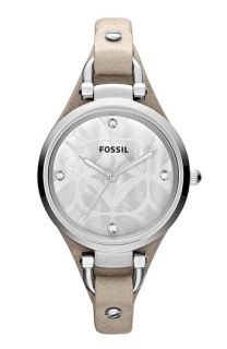 Fossil Georgia Leather Strap Watch