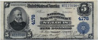 The National Bank of Commerce in Saint Louis charter number 4178 in