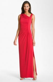 Calvin Klein Asymmetrical Jersey Gown