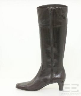 Cole Haan Chocolate Brown Leather Knee High Boots Size 9.5 NEW