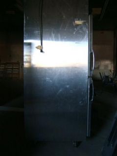 Cold Tech Commercial Upright Freezer Works Great 2004 76 Tall 2 Doors