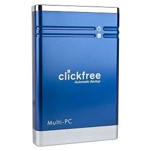 Clickfree HD325 320GB USB 2 0 2 5 External Hard Drive w Automatic