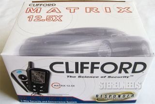 New Clifford Matrix 12 5X 2 Way Pager Car Alarm Security System