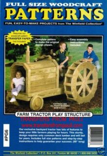 Farm Tractor Playground Structure Woodworking Pattern