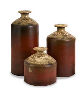 Imax Corp 4008 3 Colonia Bottle Vases Set of 3