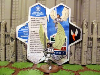 Heroscape Concan The Kyrie Warrior Jandars Oath Heroes of Nostralund