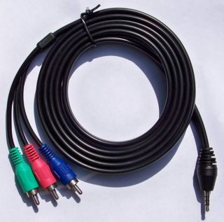 HD Component to Mini Jack Video Cable Roku XDS 6 Foot Cable Free