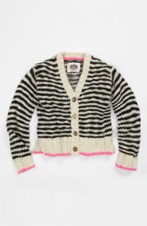 Juicy Couture Thick & Thin Stripe Cardigan (Little Girls & Big Girls)