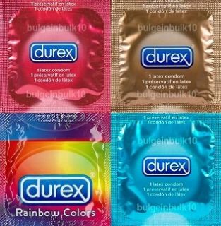 60 Durex Condoms Sampler Pack 12 Styles