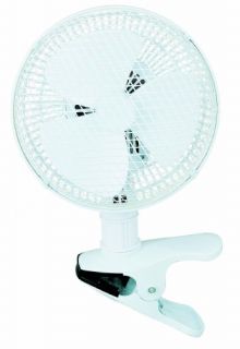  0702 7 Inches 2 Speed Personal Adjustable Clip On Fan White NEW