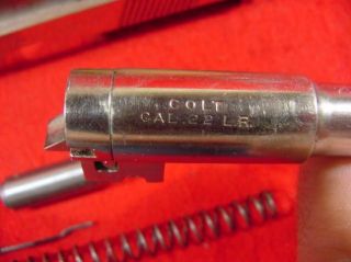 Factory Nickel Colt 1911 22LR Conversion Kit Pistol Slide Adjustable