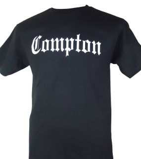 New Compton T Shirt Black 4 Sizes Available Black
