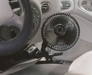 12 Volt Oscillating Clip on Fan Car SUV Truck RV Cool Breeze