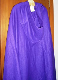 Soft and Warm Fleece Cloak in Purple