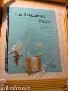 Wooden Gear CLOCK KIT Serpentine All Wood Clock Kit NIB SAVE