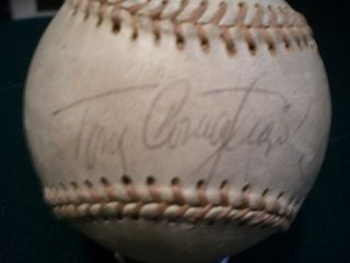 Tony Conigliaro JSA Autographed Baseball