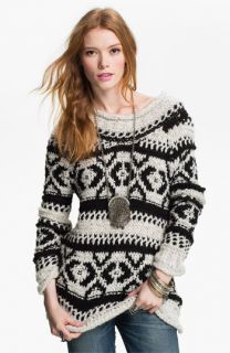 Free People Silver Reed Chunky Sweater