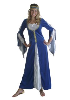  Blue Regal Princess Renaissance Costume